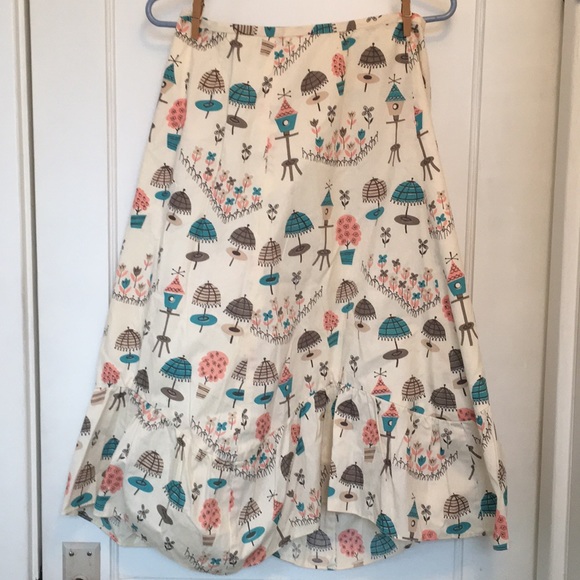 NWT Toile Spring Scenes Skirt - Picture 3 of 8